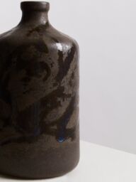 Orsina Brown Bottle Vase, Boho Chic Decorative Vase, Modern & Contemporary Stoneware Tall Vase, Large Vase Decor - thumbnail 5