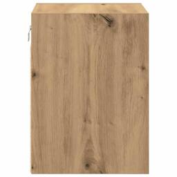 Berkfield Home Garage Wall Cabinet Artisan Oak Engineered Wood in Brown - thumbnail 7