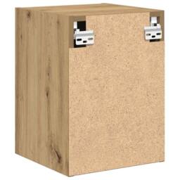 Berkfield Home Garage Wall Cabinet Artisan Oak Engineered Wood in Brown - thumbnail 8