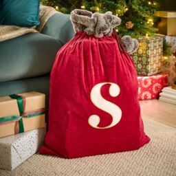 Christmas Sack with Embroidered Letter - thumbnail 3