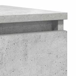 Berkfield Home Sideboard Concrete Grey 100x35x76 cm Engineered Wood - Size: 100 x 35 x 76 cm - thumbnail 9