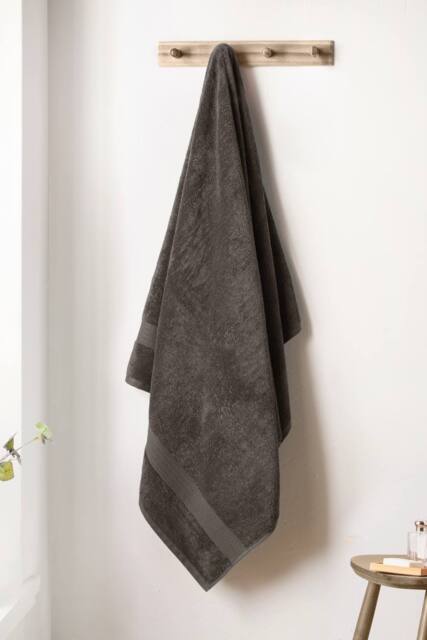 Bianca 'Supima Cotton' Towel in Charcoal - image 1