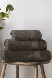 Bianca 'Supima Cotton' Towel in Charcoal - thumbnail 3