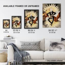 Artery8 String Musician Portrait Charles Demuth Framed Wall Art Print - Size: A4 - thumbnail 3