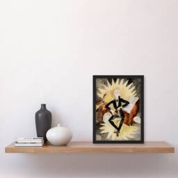Artery8 String Musician Portrait Charles Demuth Framed Wall Art Print - Size: A4 - thumbnail 4