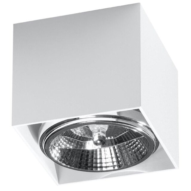 Sollux Lighting Modern Ceiling Lamp 11x12x12cm 1xLight in White - Size: 11 x 12 x 12 cm - image 1