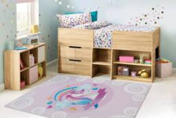 RugsX Bambino Rug in Pink - Size: 160 cm x 220 cm - thumbnail 4