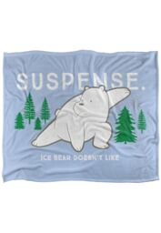 Cartoon Network We Bare Bears Suspense Silky Touch Super Soft Throw Blanket 152 X 127 cm in White - thumbnail 1