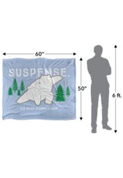 Cartoon Network We Bare Bears Suspense Silky Touch Super Soft Throw Blanket 152 X 127 cm in White - thumbnail 5