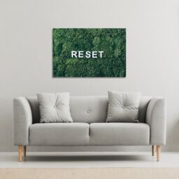 Benjamin Tate Design Wellness Reset (Canvas Print) / 31 x 41 x 4cm in Natural - Size: 31 x 41 x 4 cm - thumbnail 1