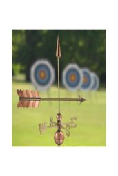 Callow Arrow Farmhouse Copper Weathervane - thumbnail 3