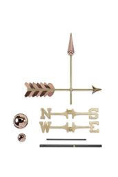 Callow Arrow Farmhouse Copper Weathervane - thumbnail 2