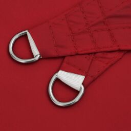 Berkfield Home Sunshade Sail Oxford Fabric Square 6x6 m Red - thumbnail 6