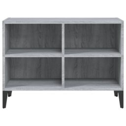 Berkfield Home TV Cabinet with Metal Legs Grey Sonoma 69.5x30x50 cm - thumbnail 4