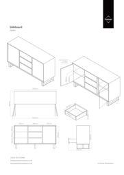 Orsina Contemporary White High Gloss Sideboard - Gloss Finish TV Cabinet For Livingroom - Functional TV Unit - thumbnail 3