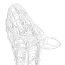 Berkfield Home Acrylic Reindeer Family Christmas Decoration 160 LED Blue - thumbnail 6