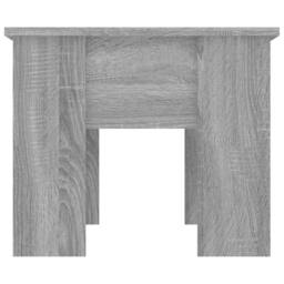 Berkfield Home Coffee Table Grey Sonoma 79x49x41 cm Engineered Wood - Size: 79 x 49 x 41 cm - thumbnail 4