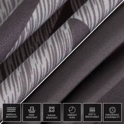 Grace Double Brushed Microfber Duvet Cover Set Ultrasoft Bedding Sets in Grey - Size: Single - thumbnail 7