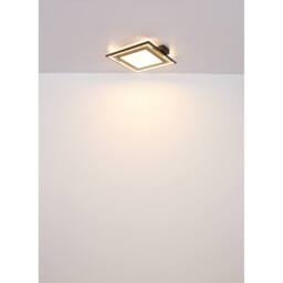Netlighting Gabaldo Integrated LED Semi Flush Ceiling Light Matt Black LED 3000K - thumbnail 6