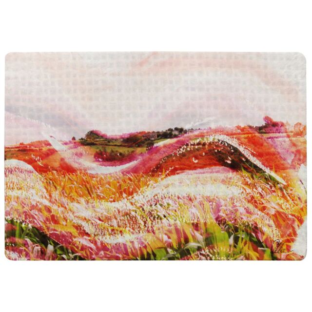 Benjamin Tate Design Wheat Field Paint Rug in Natural - Size: Large - image 1