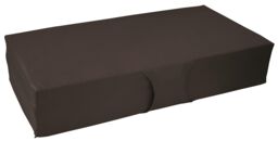 Rest Relax Badenia Double Folding Z Bed Futon Mattress with Protective Travel Cover in Chocolate - Size: Small Double - thumbnail 2