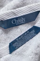 CHRISTY 'Renaissance' Luxury 675GSM Egyptian Cotton Towels in White - Size: Bath Sheet - thumbnail 3