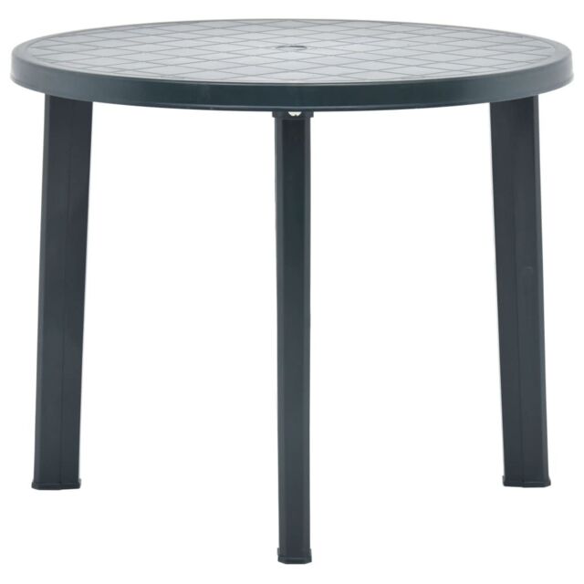 Berkfield Home Garden Table Green 89 cm Plastic - image 1