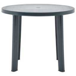 Berkfield Home Garden Table Green 89 cm Plastic - thumbnail 2