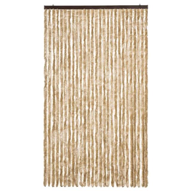 Berkfield Home Insect Curtain Beige 118x220 cm Chenille - image 1
