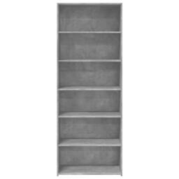 Berkfield Home Highboard Concrete Grey 70x41x185 cm Engineered Wood - Size: 70 x 41 x 185 cm - thumbnail 4