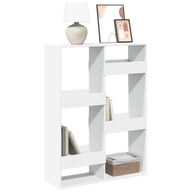 Berkfield Home Bookcase White 100x33x135 cm Engineered Wood - Size: 100 x 33 x 135 cm - image 1