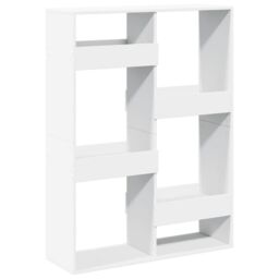 Berkfield Home Bookcase White 100x33x135 cm Engineered Wood - Size: 100 x 33 x 135 cm - thumbnail 6