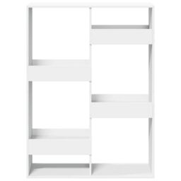 Berkfield Home Bookcase White 100x33x135 cm Engineered Wood - Size: 100 x 33 x 135 cm - thumbnail 4