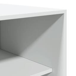 Berkfield Home Wardrobe White 80x50x200 cm Engineered Wood - Size: 80 x 50 x 200 cm - thumbnail 7