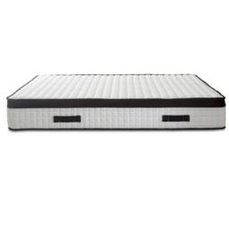Bedzonline 3FT Single Memory Foam Pocket Spring Mattress with 3D Breathable Knitted Fabric & Airy Mesh in White - thumbnail 3