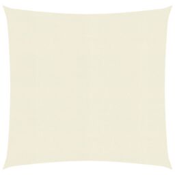 Berkfield Home Sunshade Sail 160 g/m ² Cream 3x3 m HDPE in Beige - thumbnail 1