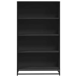 Berkfield Home Bookcase Black 80.5x35x139 cm Engineered Wood - thumbnail 4