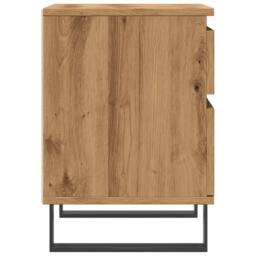 Berkfield Home Modern Bedside Cabinet Artisan Oak 40x35x50 cm Engineered Wood in Brown - Size: 40 x 35 x 50 cm - thumbnail 6