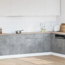 Berkfield Home Drawer Bottom Cabinet Lyon Concrete Grey 80x46x81.5 cm Engineered Wood - thumbnail 3
