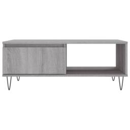 Berkfield Home Coffee Table Grey Sonoma 90x60x35 cm Engineered Wood - Size: 90 x 60 x 35 cm - thumbnail 5