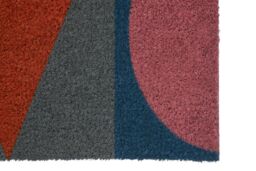 Orsina Mediterranean Multicoloured Coir Doormat - Size: 100 cm diameter - thumbnail 3