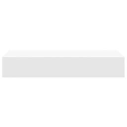 Berkfield Home Elegant Wall-mounted Drawer Shelves 2 pcs White 60x23.5x10cm MDF - Size: 60x23.5x10 cm - thumbnail 7