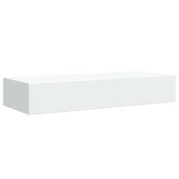 Berkfield Home Elegant Wall-mounted Drawer Shelves 2 pcs White 60x23.5x10cm MDF - Size: 60x23.5x10 cm - thumbnail 6