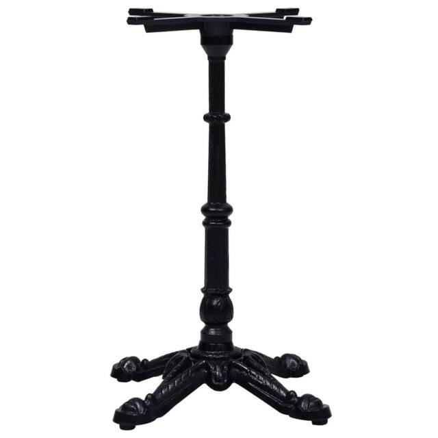 Berkfield Home Sturdy Bistro Table Leg Black 52x52x72 cm Cast Iron - Size: 52 x 52 x 72 cm - image 1