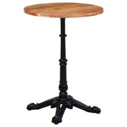 Berkfield Home Sturdy Bistro Table Leg Black 52x52x72 cm Cast Iron - Size: 52 x 52 x 72 cm - thumbnail 3
