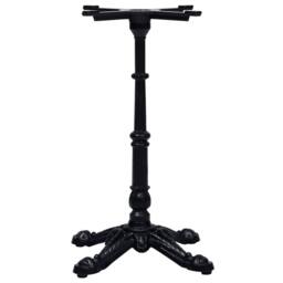 Berkfield Home Sturdy Bistro Table Leg Black 52x52x72 cm Cast Iron - Size: 52 x 52 x 72 cm - thumbnail 1