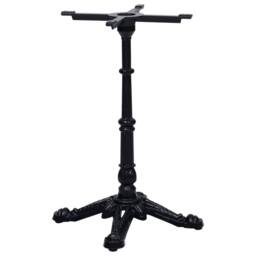 Berkfield Home Sturdy Bistro Table Leg Black 52x52x72 cm Cast Iron - Size: 52 x 52 x 72 cm - thumbnail 2