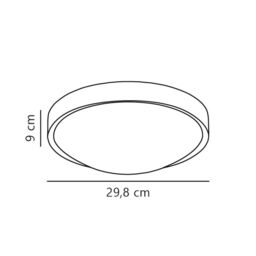 Nordlux Modern Indoor Ceiling Light White Plastic Intergrated LED 20, 000hrs - Mains Powered, IP20 - thumbnail 3