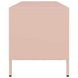 Berkfield Home TV Cabinet Pink 135x39x43.5 cm Cold-rolled Steel - thumbnail 6