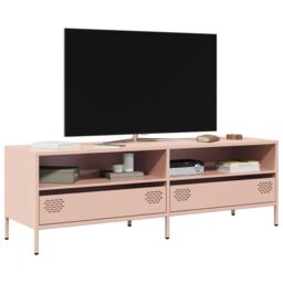 Berkfield Home TV Cabinet Pink 135x39x43.5 cm Cold-rolled Steel
